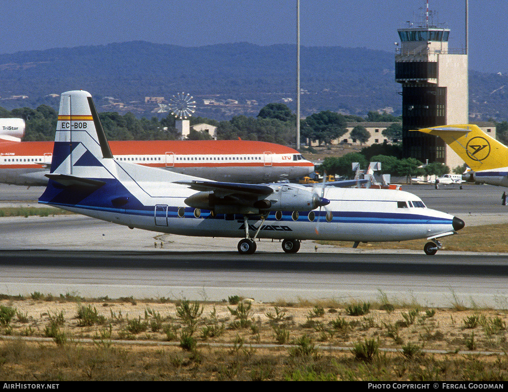 Aircraft Photo of EC-BOB | Fokker F27-600 Friendship | Aviaco | AirHistory.net #76197