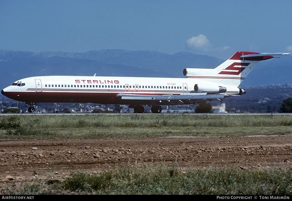 Aircraft Photo of OY-SAT | Boeing 727-2J4/Adv | Sterling Airways | AirHistory.net #76199