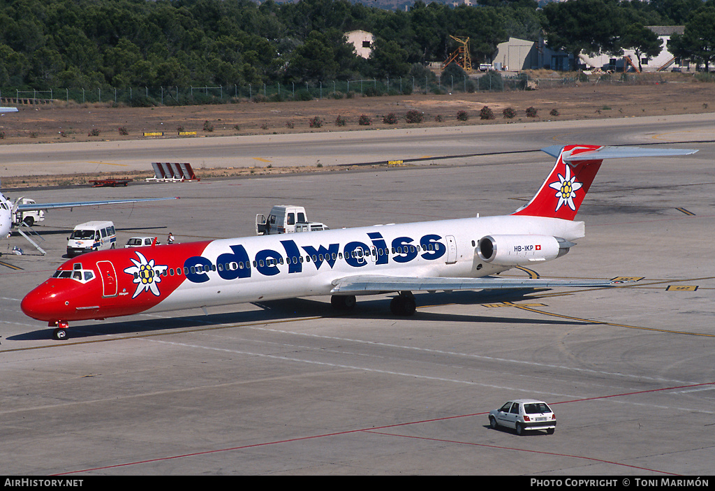 Aircraft Photo of HB-IKP | McDonnell Douglas MD-83 (DC-9-83) | Edelweiss Air | AirHistory.net #76200