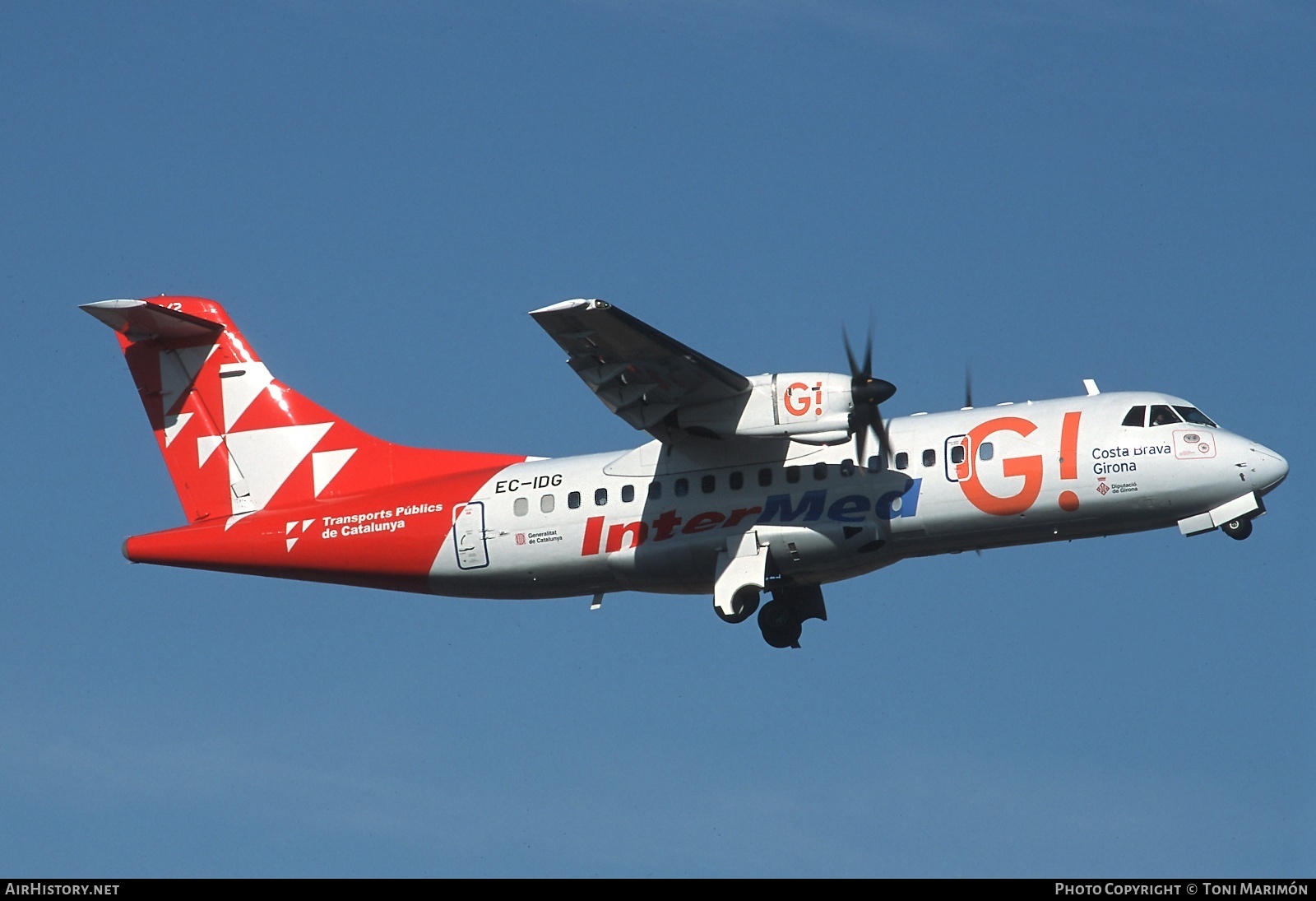 Aircraft Photo of EC-IDG | ATR ATR-42-300 | Intermed | AirHistory.net #76201