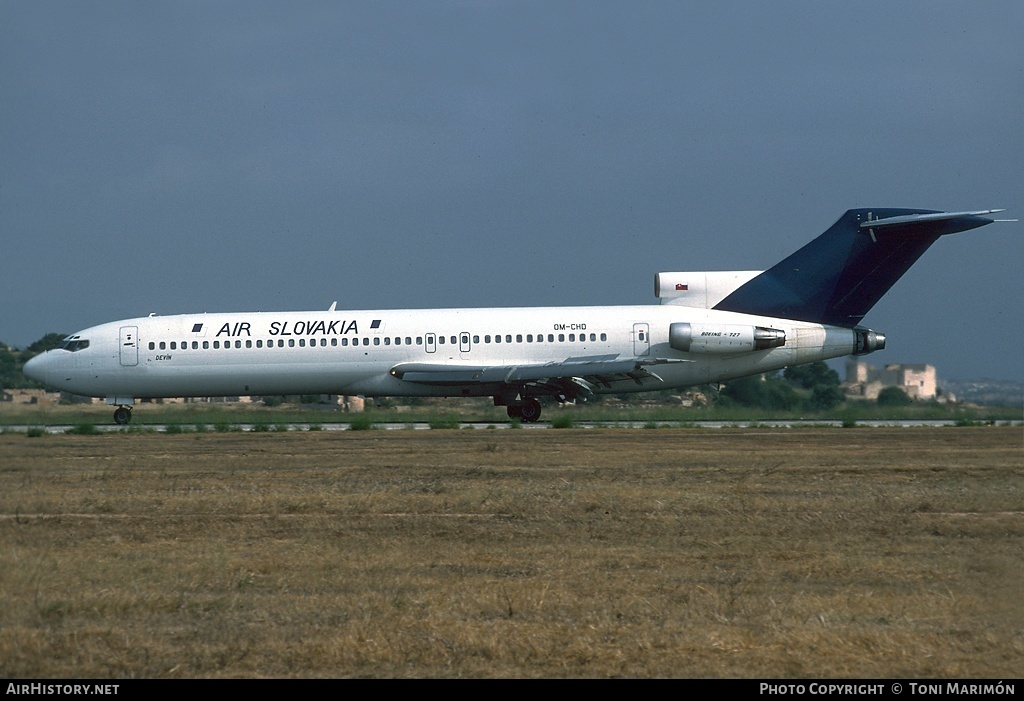 Aircraft Photo of OM-CHD | Boeing 727-230 | Air Slovakia | AirHistory.net #76202