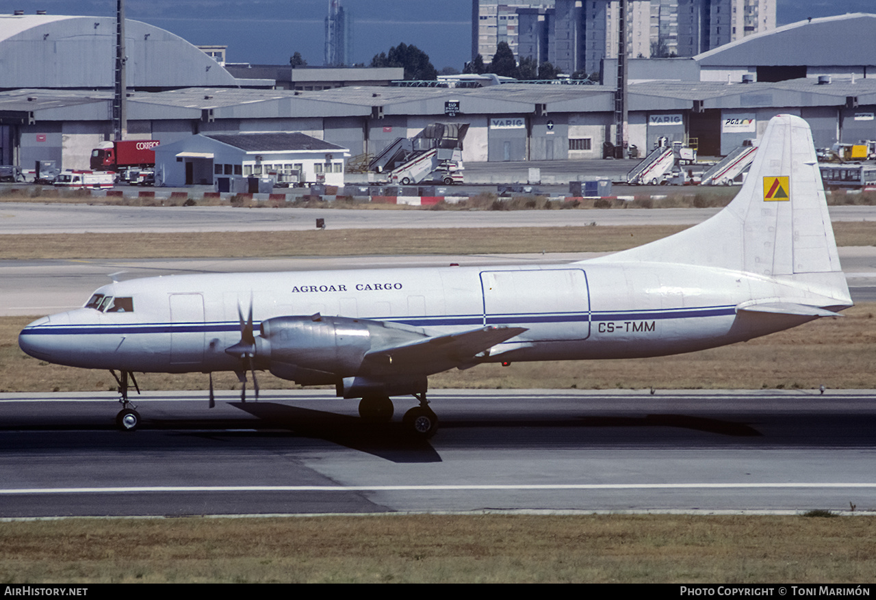Aircraft Photo of CS-TMM | Convair 580/F | Agroar Cargo | AirHistory.net #76206