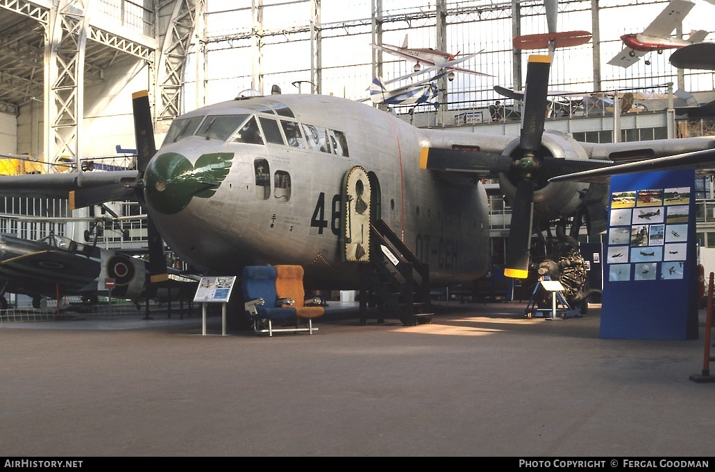 Aircraft Photo of CP-46 | Fairchild C-119G Flying Boxcar | Belgium - Air Force | AirHistory.net #76209