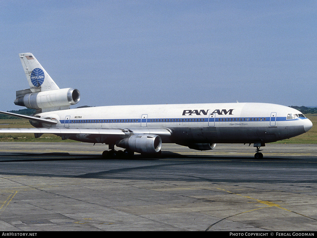 Aircraft Photo of N83NA | McDonnell Douglas DC-10-30 | Pan American World Airways - Pan Am | AirHistory.net #76211