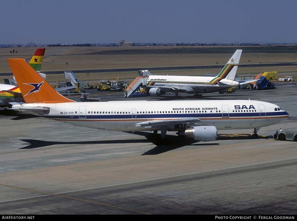 Aircraft Photo of ZS-SDB | Airbus A300B2K-3C | South African Airways - Suid-Afrikaanse Lugdiens | AirHistory.net #76219