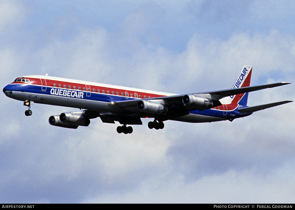 Aircraft Photo of C-GQBF | McDonnell Douglas DC-8-63(F) | Quebecair | AirHistory.net #76221
