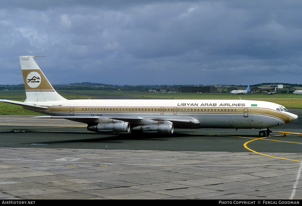 Aircraft Photo of 5A-DIK | Boeing 707-328C | Libyan Arab Airlines | AirHistory.net #76223