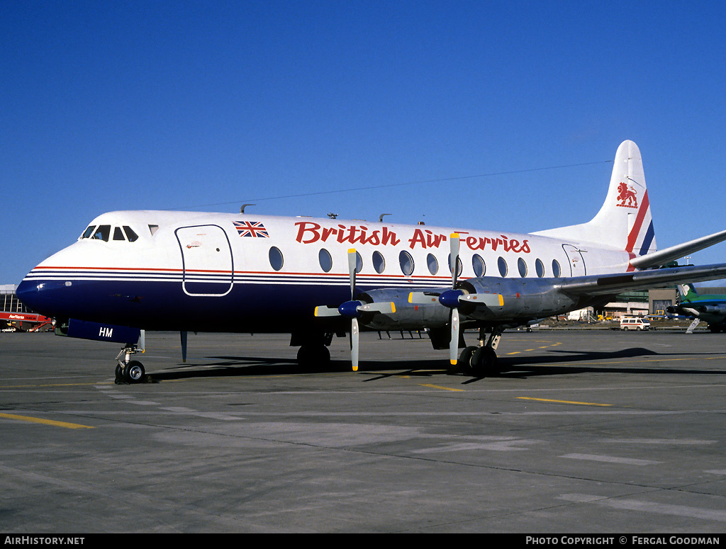 Aircraft Photo of G-AOHM | Vickers 802 Viscount | British Air Ferries - BAF | AirHistory.net #76226