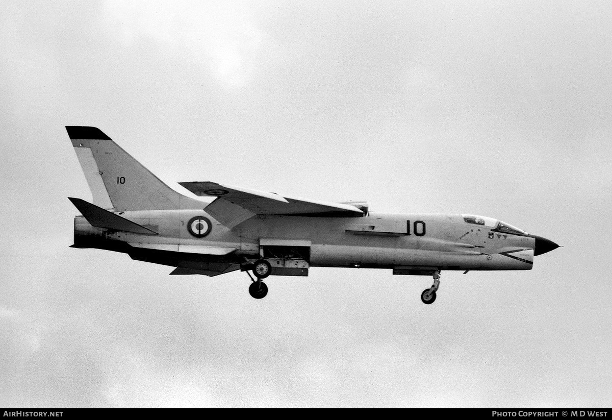 Aircraft Photo of 10 | Vought F-8E(FN) Crusader | France - Navy | AirHistory.net #76244
