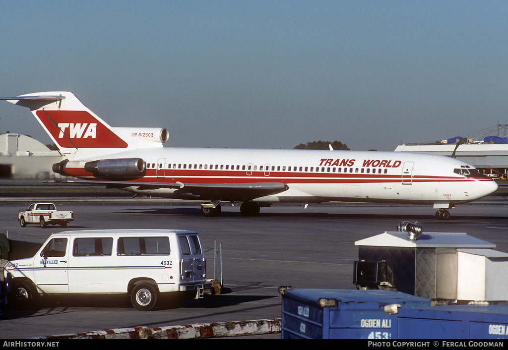 Aircraft Photo of N12303 | Boeing 727-231 | Trans World Airlines - TWA | AirHistory.net #76246