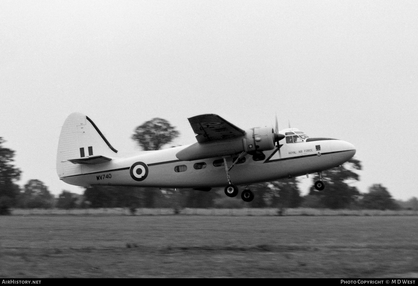 Aircraft Photo of WV740 | Hunting Percival P.66 Pembroke | UK - Air Force | AirHistory.net #76262