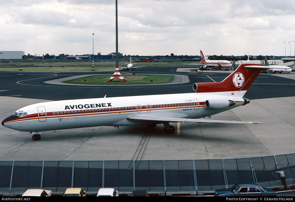 Aircraft Photo of YU-AKH | Boeing 727-2L8/Adv | Aviogenex | AirHistory.net #76269