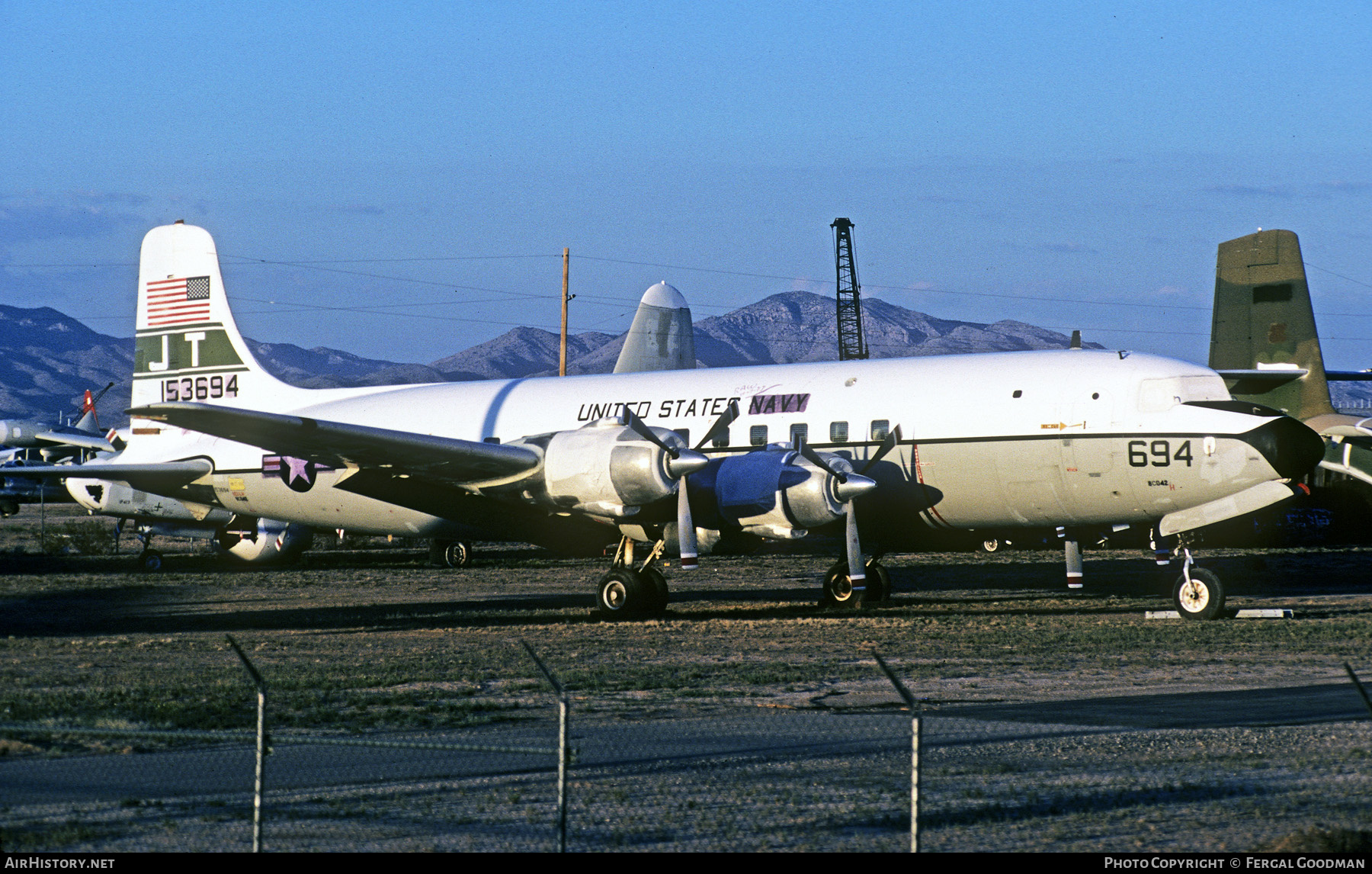 Aircraft Photo of 153694 | Douglas C-118B Liftmaster | USA - Navy | AirHistory.net #76292