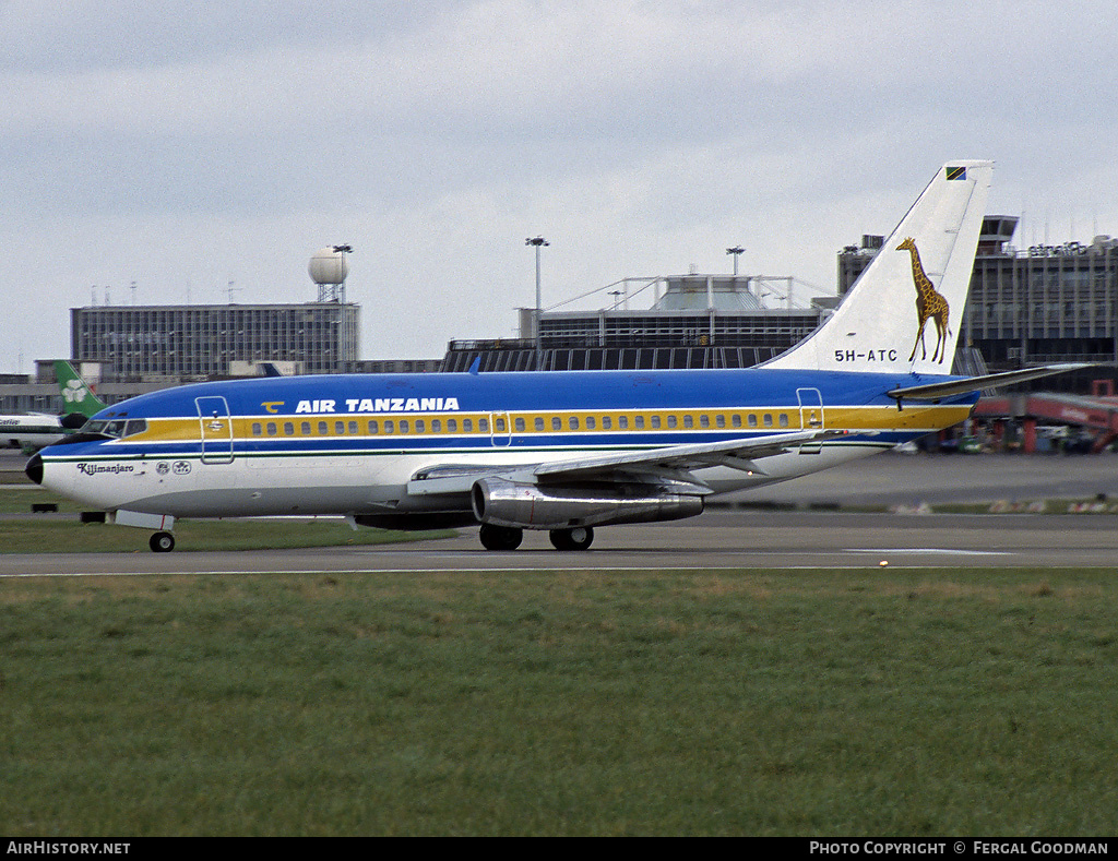 Aircraft Photo of 5H-ATC | Boeing 737-2R8C/Adv | Air Tanzania | AirHistory.net #76294