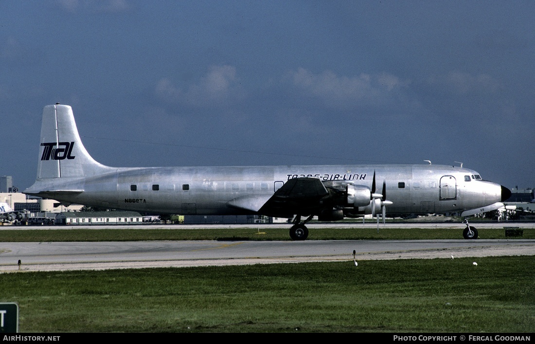 Aircraft Photo of N869TA | Douglas DC-7C(F) | Trans-Air-Link - TAL | AirHistory.net #76304