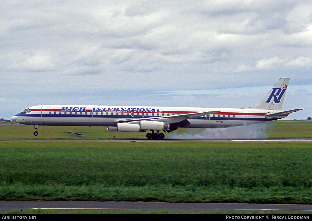 Aircraft Photo of N4935C | McDonnell Douglas DC-8-63 | Rich International Airways | AirHistory.net #76309