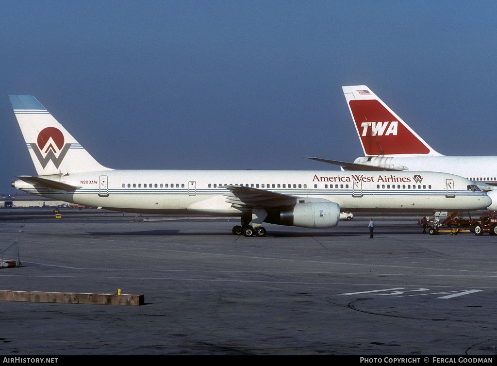 Aircraft Photo of N903AW | Boeing 757-2S7 | America West Airlines | AirHistory.net #76314