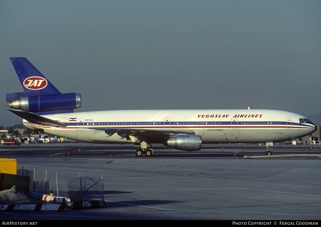 Aircraft Photo of OO-SLA | McDonnell Douglas DC-10-30CF | JAT Yugoslav Airlines - Jugoslovenski Aerotransport | AirHistory.net #76325