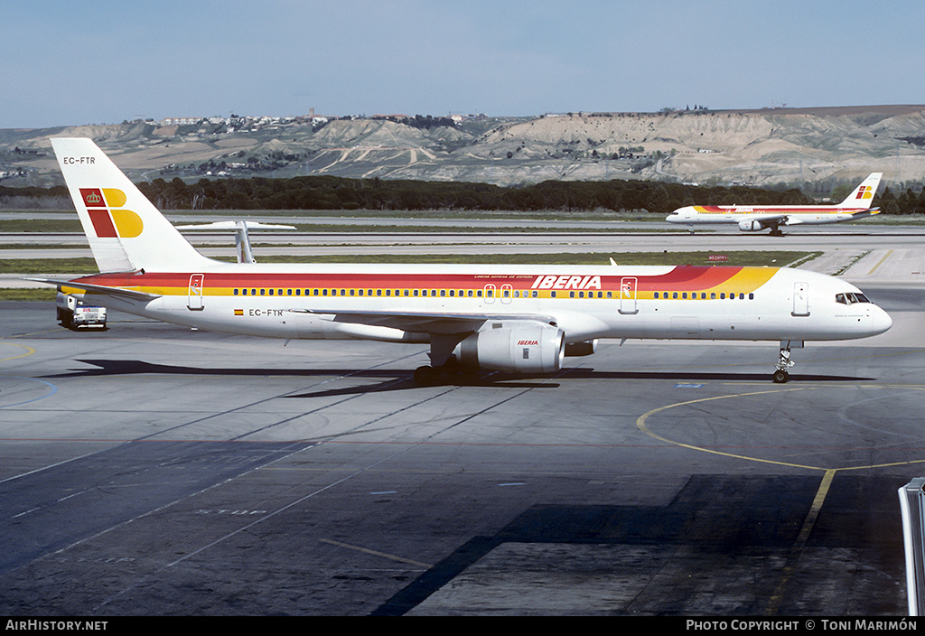 Aircraft Photo of EC-FTR | Boeing 757-256 | Iberia | AirHistory.net #76365