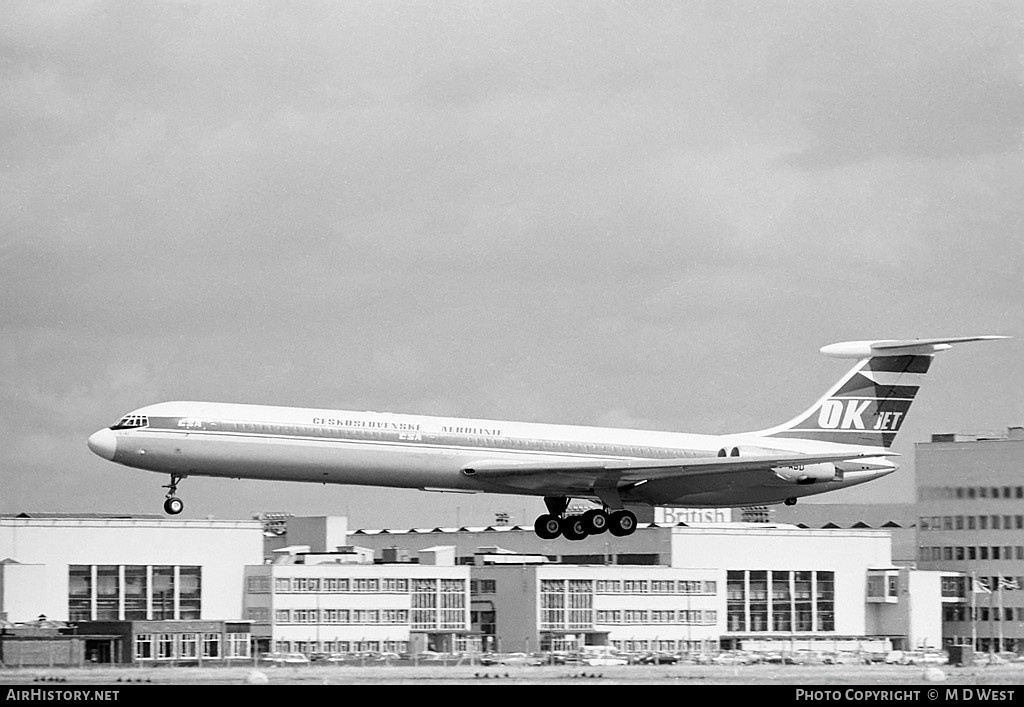 Aircraft Photo of OK-ABD | Ilyushin Il-62 | ČSA - Československé Aerolinie - Czechoslovak Airlines | AirHistory.net #76371