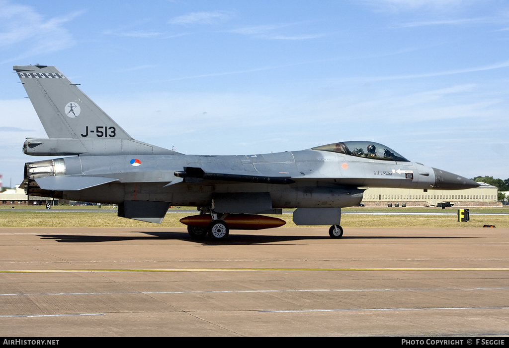 Aircraft Photo of J-513 | General Dynamics F-16AM Fighting Falcon | Netherlands - Air Force | AirHistory.net #76385