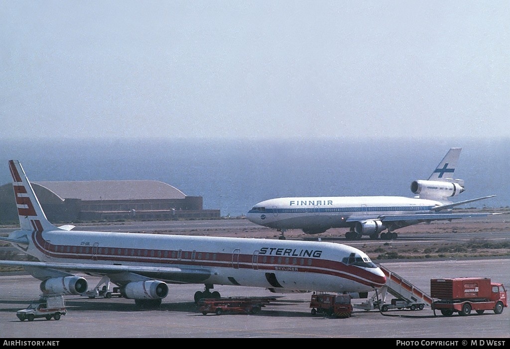 Aircraft Photo of OY-SBL | McDonnell Douglas DC-8-63 | Sterling Airways | AirHistory.net #76418