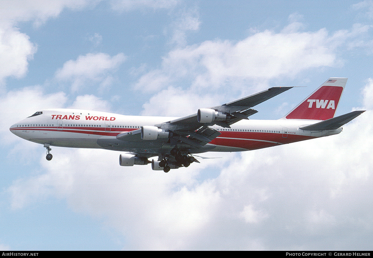 Aircraft Photo of N303TW | Boeing 747-257B | Trans World Airlines - TWA | AirHistory.net #76422