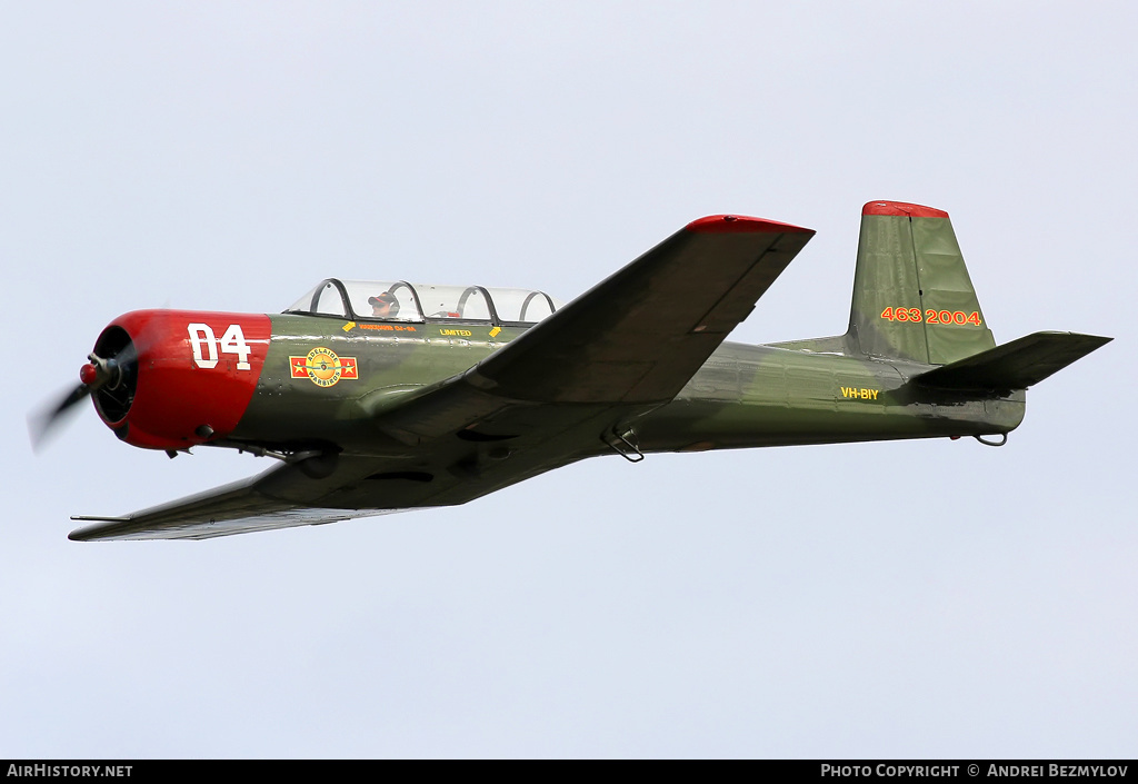 Aircraft Photo of VH-BIY / 4632004 | Nanchang CJ-6 | Adelaide Warbirds | AirHistory.net #76423