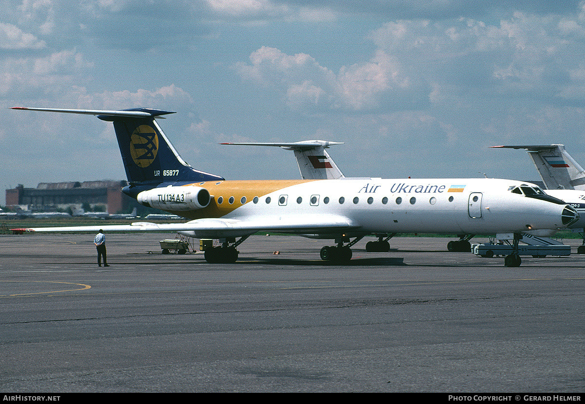 Aircraft Photo of UR-65877 | Tupolev Tu-134A-3 | Air Ukraine | AirHistory.net #76427