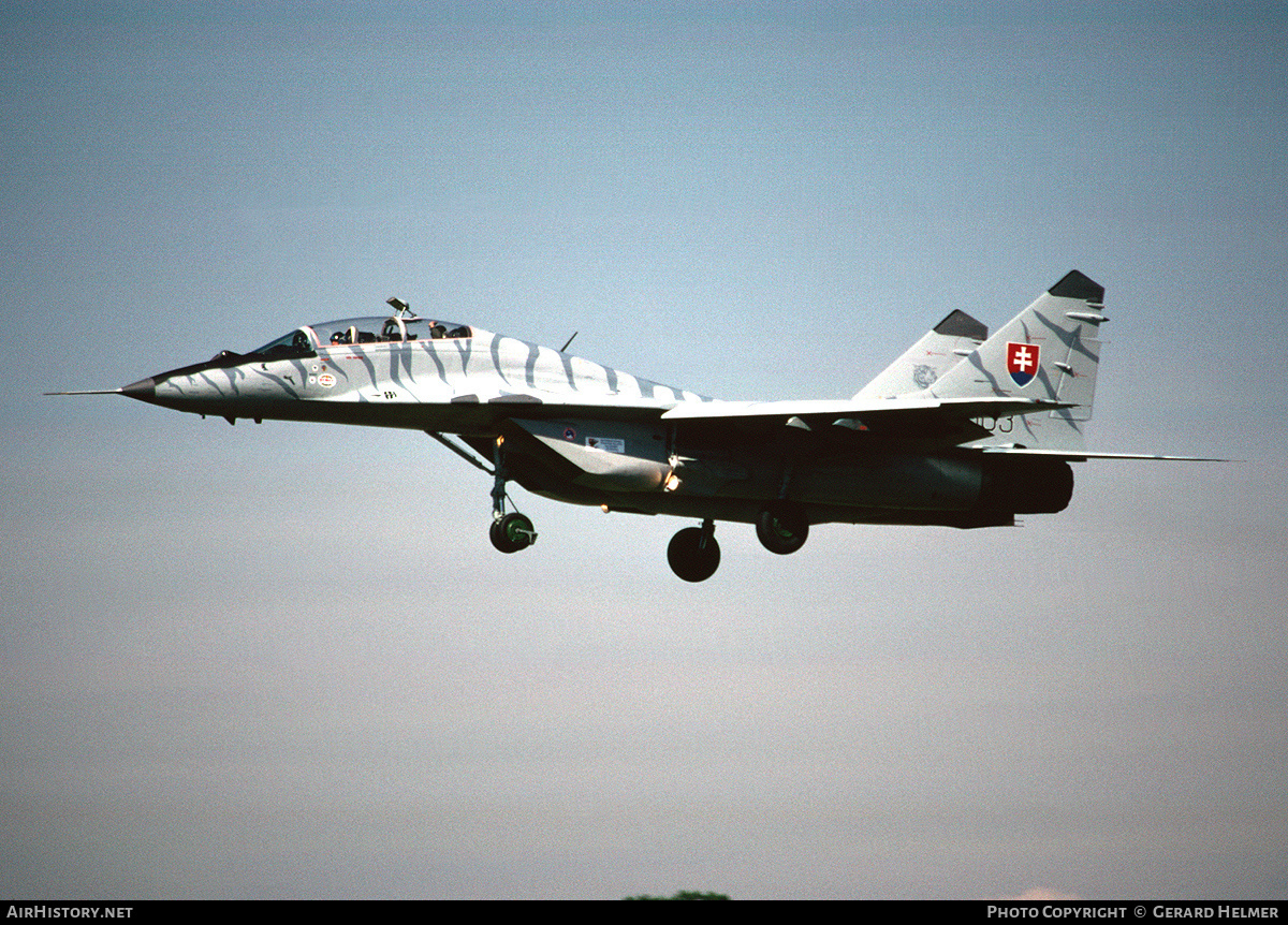 Aircraft Photo of 1303 | Mikoyan-Gurevich MiG-29UB (9-51) | Slovakia - Air Force | AirHistory.net #76432