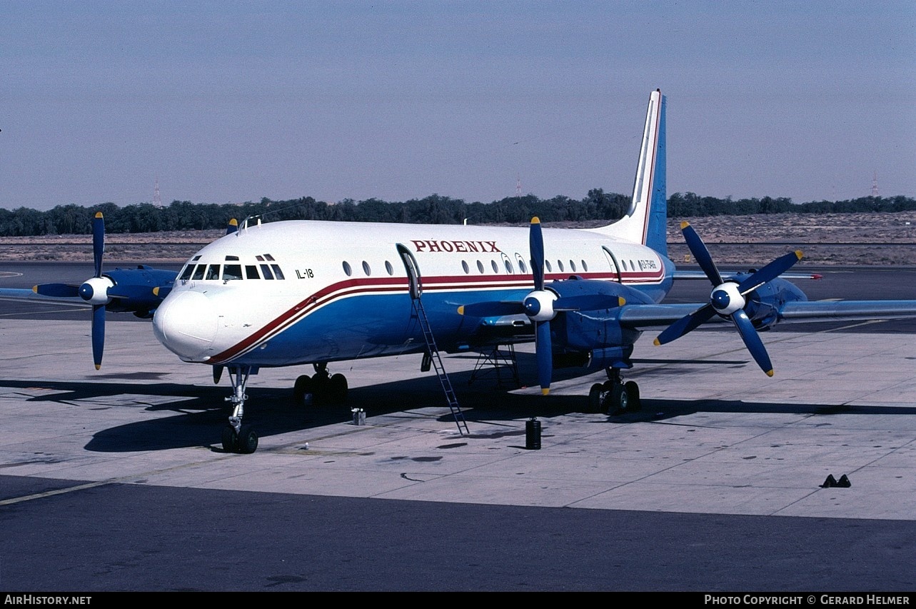 Aircraft Photo of EX-75466 | Ilyushin Il-18D | Phoenix Aviation | AirHistory.net #76447