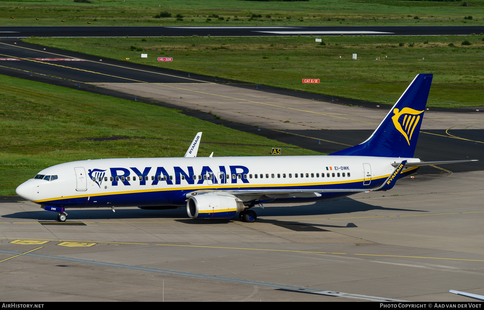 Aircraft Photo of EI-DWK | Boeing 737-8AS | Ryanair | AirHistory.net #76463