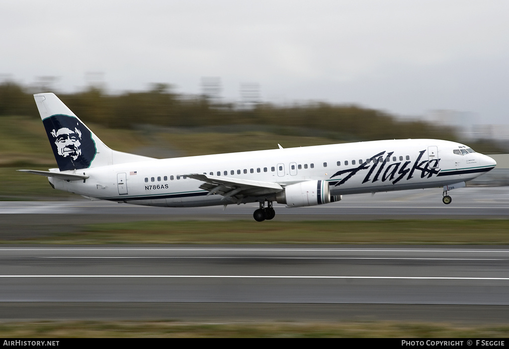 Aircraft Photo of N786AS | Boeing 737-4S3 | Alaska Airlines | AirHistory.net #76475