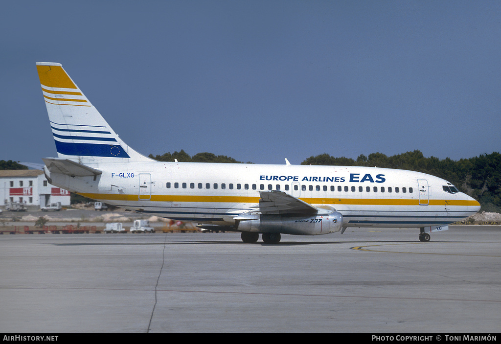 Aircraft Photo of F-GLXG | Boeing 737-2M8/Adv | EAS Europe Airlines | AirHistory.net #76489