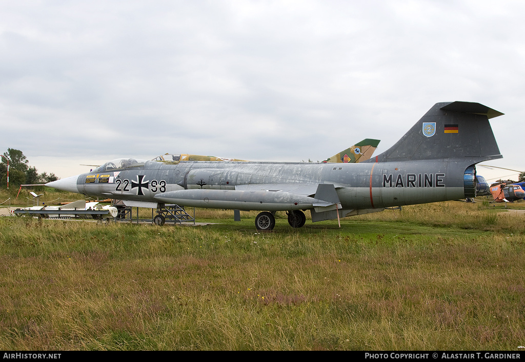 Aircraft Photo of 2298 | Lockheed F-104G Starfighter | Germany - Navy | AirHistory.net #76495