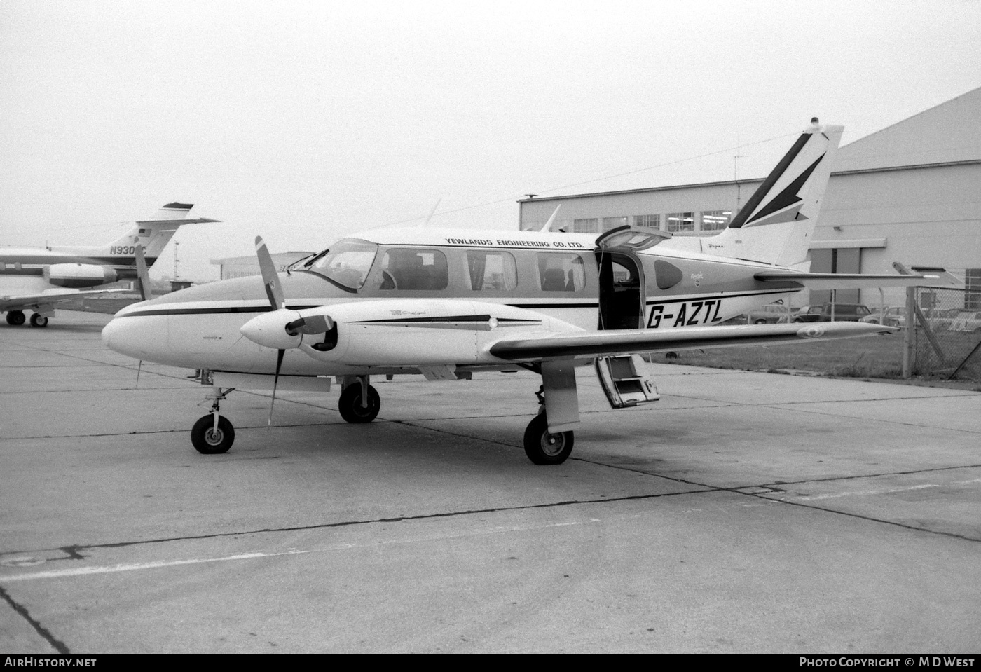 Aircraft Photo of G-AZTL | Piper PA-31-300 Navajo | Yewlands Engineering | AirHistory.net #76498