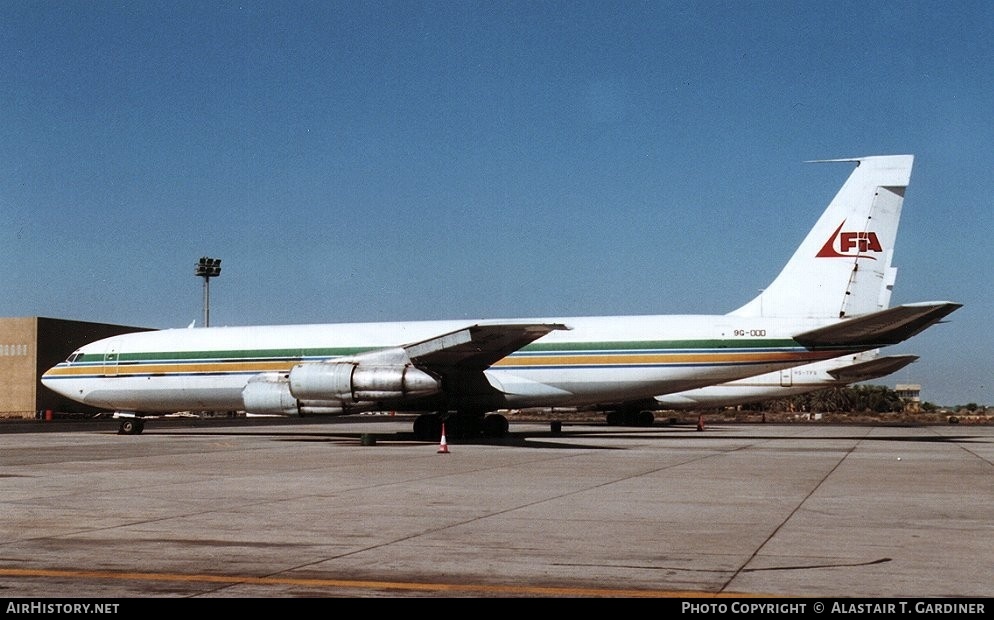 Aircraft Photo of 9G-OOD | Boeing 707-399C | First International Airlines - FIA | AirHistory.net #76503