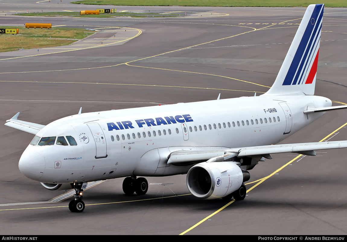 Aircraft Photo of F-GRHB | Airbus A319-111 | Air France | AirHistory.net #76508