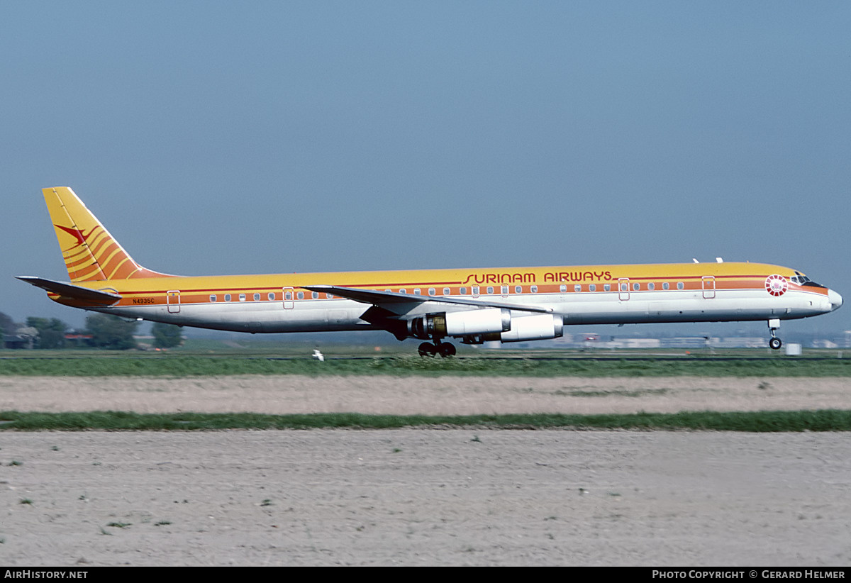 Aircraft Photo of N4935C | McDonnell Douglas DC-8-63 | Surinam Airways | AirHistory.net #76510