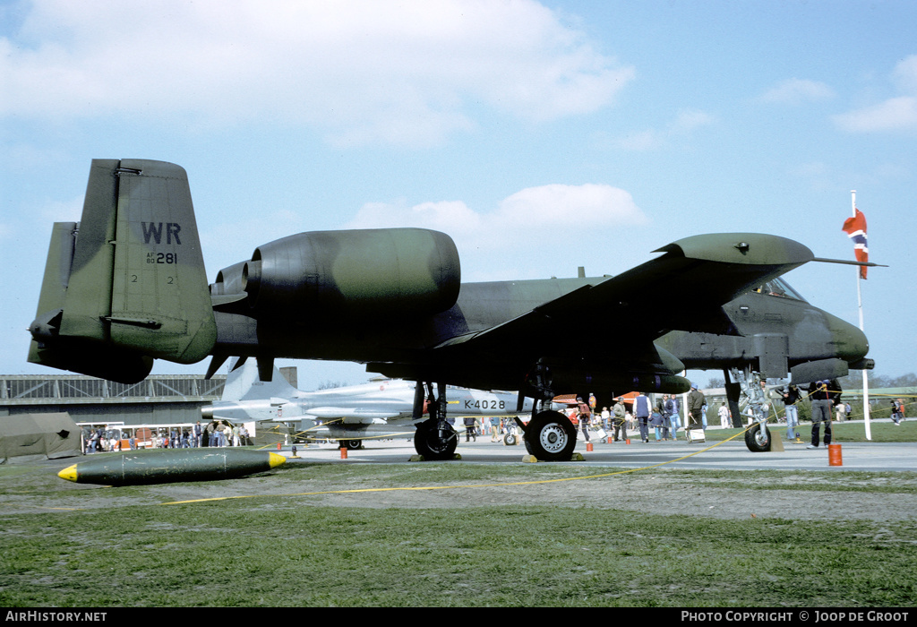 Aircraft Photo of 80-0281 / AF80-281 | Fairchild A-10A Thunderbolt II | USA - Air Force | AirHistory.net #76519