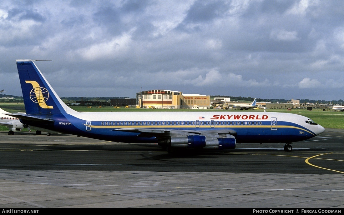 Aircraft Photo of N703PC | Boeing 707-123B | Skyworld Airlines | AirHistory.net #76528