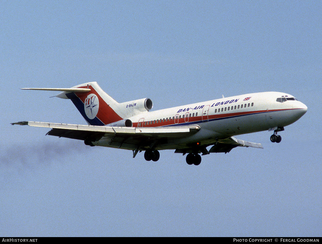 Aircraft Photo of G-BAJW | Boeing 727-46 | Dan-Air London | AirHistory.net #76532