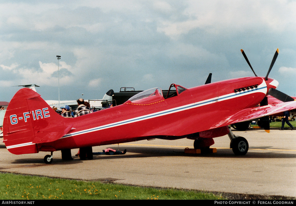 Aircraft Photo of G-FIRE | Supermarine 379 Spitfire FR14C | AirHistory.net #76560