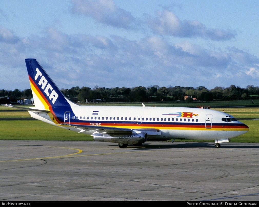 Aircraft Photo of YS-08C | Boeing 737-2A1/Adv | TACA - Transportes Aéreos Centro Americanos | AirHistory.net #76564