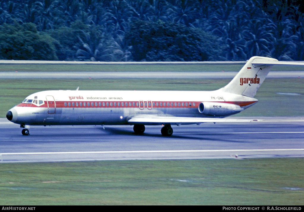 Aircraft Photo of PK-GNE | McDonnell Douglas DC-9-32 | Garuda Indonesian Airways | AirHistory.net #76570