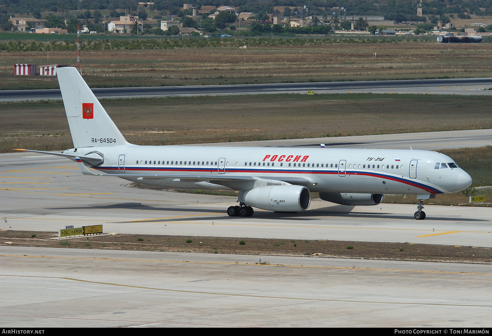 Aircraft Photo of RA-64504 | Tupolev Tu-214 | Rossiya - Special Flight Detachment | AirHistory.net #76603