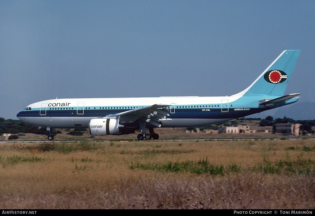 Aircraft Photo of OY-CNL | Airbus A300B4-120 | Conair of Scandinavia | AirHistory.net #76604