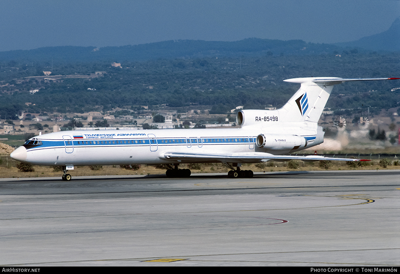 Aircraft Photo of RA-85498 | Tupolev Tu-154B-2 | Tyumen Airlines | AirHistory.net #76609