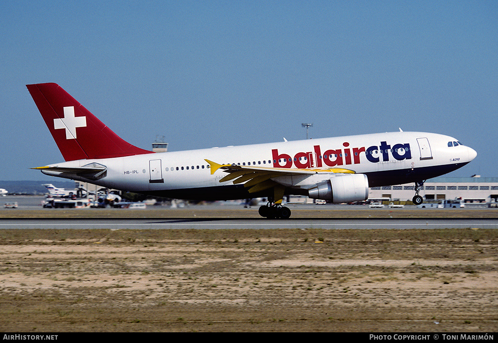Aircraft Photo of HB-IPL | Airbus A310-325/ET | BalairCTA | AirHistory.net #76611