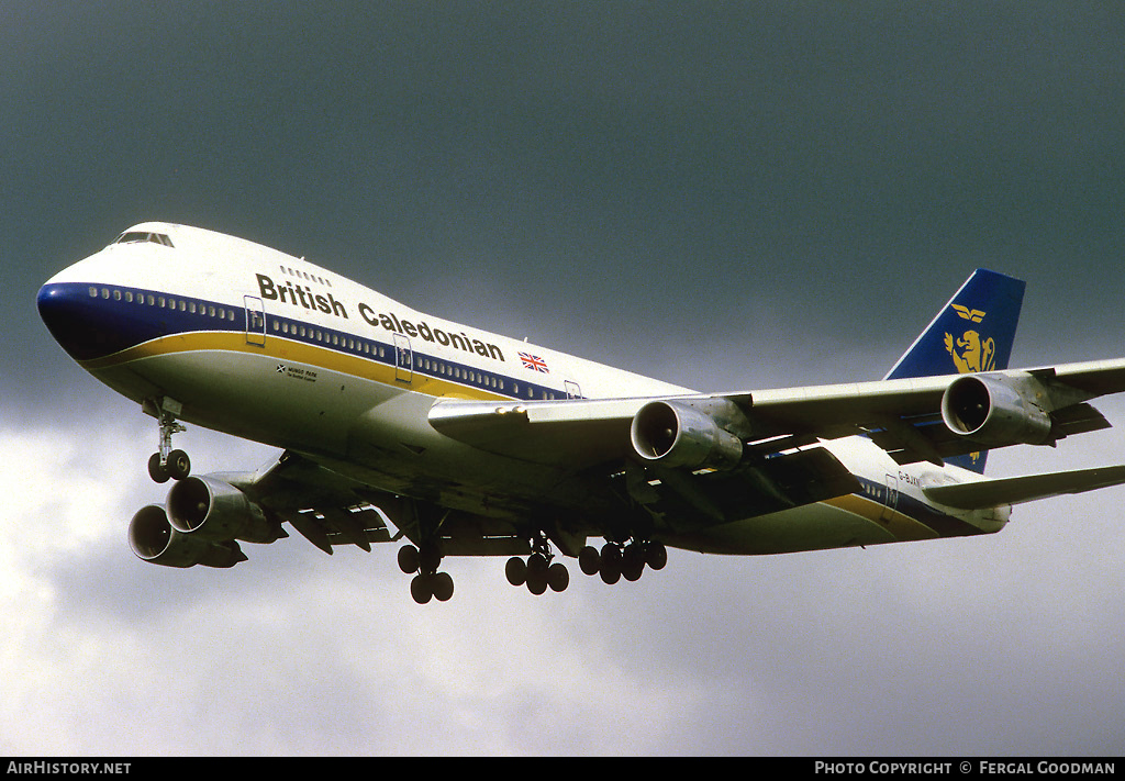 Aircraft Photo of G-BJXN | Boeing 747-230B | British Caledonian Airways | AirHistory.net #76630